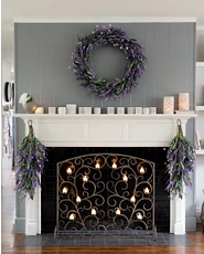 Spring mantel decorations